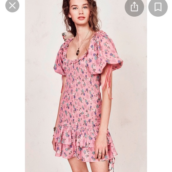 RARE LOVESHACKFANCY Violet dress Bestseller - Picture 5 of 13